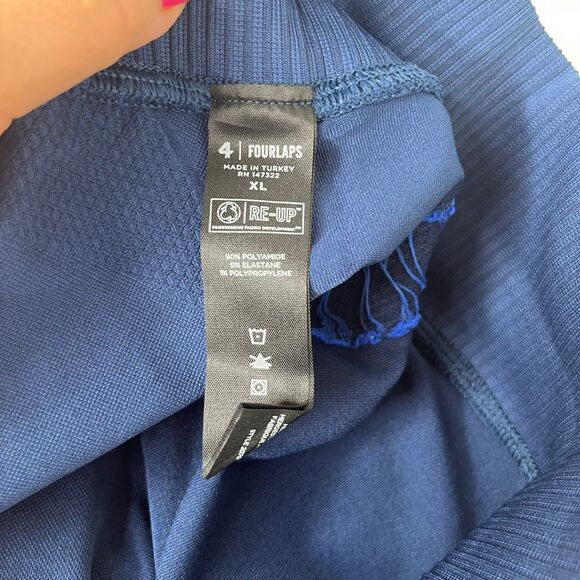 NWT Women’s Fourlaps Aero Seamless Active Shorts 3”-Midnight Size XL #397 - Picture 9 of 11